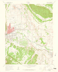 Canon City 1959 topographic map thumbnail