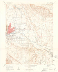 Canon City 1959 topographic map thumbnail