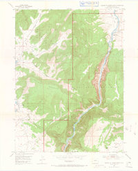 Canyon Of Lodore North 1954 topographic map thumbnail