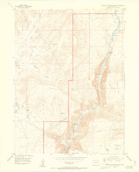 Canyon of Lodore North 1954 topographic map thumbnail