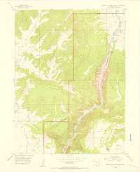 Canyon of Lodore North 1954 topographic map thumbnail