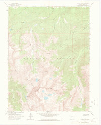 Capitol Peak 1960 topographic map thumbnail