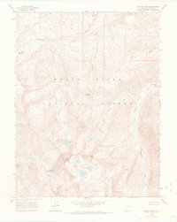 Capitol Peak 1960 topographic map thumbnail