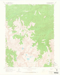 Capitol Peak 1960 topographic map thumbnail