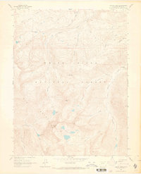 Capitol Peak 1960 topographic map thumbnail