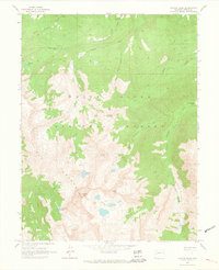Capitol Peak 1960 topographic map thumbnail