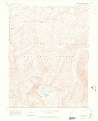 Capitol Peak 1960 topographic map thumbnail