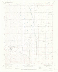 Capulin 1968 topographic map preview