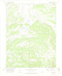 Carbonate 1974 topographic map thumbnail