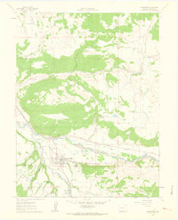 Carbondale 1961 topographic map thumbnail