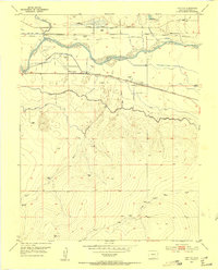 Carlton 1952 topographic map thumbnail