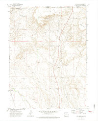Carr East 1972 topographic map thumbnail