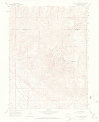 Devils Hole Gulch 1966 topographic map thumbnail