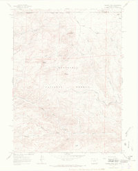 Diamond Peak 1967 topographic map thumbnail