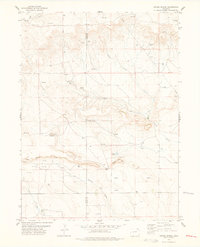 Dipper Spring 1977 topographic map thumbnail