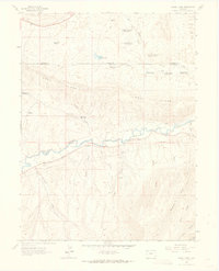 Divide Creek 1962 topographic map thumbnail