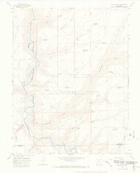 Doe Canyon 1965 topographic map thumbnail