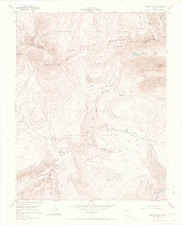 Dolores Peak 1953 topographic map thumbnail