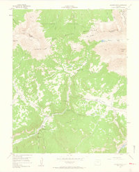 Dolores Peak 1953 topographic map thumbnail