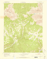Dolores Peak 1953 topographic map thumbnail