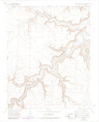 Doss Canyon North 1972 topographic map thumbnail