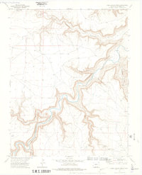 Doss Canyon North 1972 topographic map thumbnail