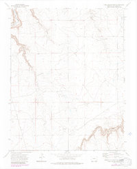Doss Canyon South 1972 topographic map thumbnail