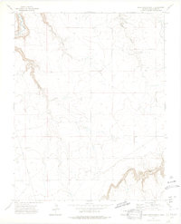 Doss Canyon South 1972 topographic map thumbnail