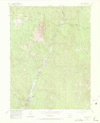 Deckers 1954 topographic map thumbnail
