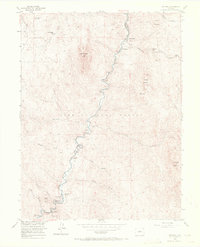 Deckers 1954 topographic map thumbnail