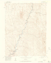 Deckers 1954 topographic map thumbnail