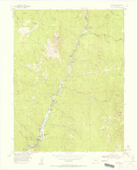 Deckers 1954 topographic map thumbnail