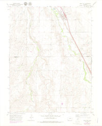 Deer Trail 1969 topographic map thumbnail