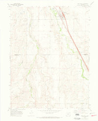 Deer Trail 1968 topographic map thumbnail