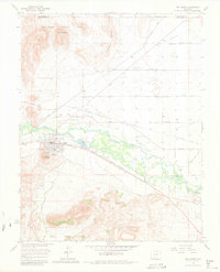 Del Norte 1966 topographic map thumbnail