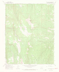 Del Norte Peak 1967 topographic map thumbnail
