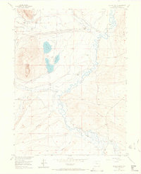 Delaney Butte 1955 topographic map thumbnail