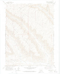 Desert Gulch 1971 topographic map thumbnail