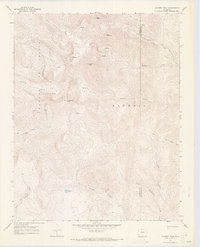Culebra Peak 1967 topographic map thumbnail