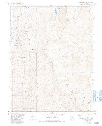 Cumberland Pass 1982 topographic map thumbnail