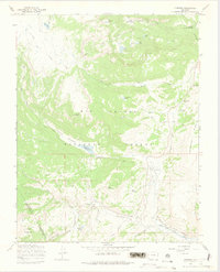 Cumbres 1967 topographic map thumbnail
