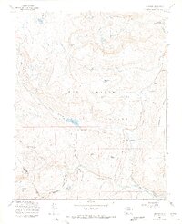 Cumbres 1967 topographic map thumbnail