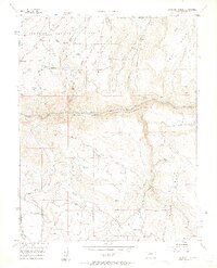 Curecanti Needle 1956 topographic map thumbnail