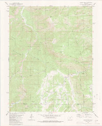 Curley Peak 1980 topographic map thumbnail