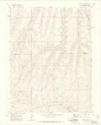 Cutoff Gulch 1971 topographic map thumbnail