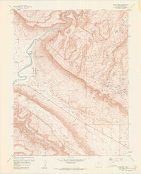 Davis Mesa 1960 topographic map thumbnail