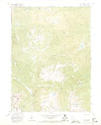 Davis Peak 1955 topographic map thumbnail