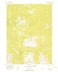 Davis Peak 1955 topographic map thumbnail