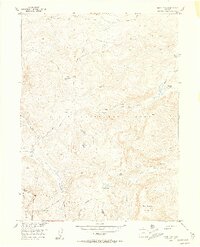 Davis Peak 1955 topographic map thumbnail
