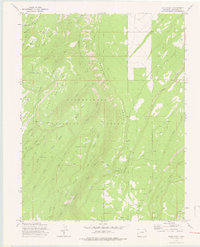 Davis Point 1973 topographic map preview